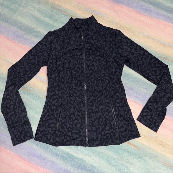 Lululemon Define Jacket *Luxtreme Formation Camo Deep Coal Multi size 8 - Picture 5 of 9